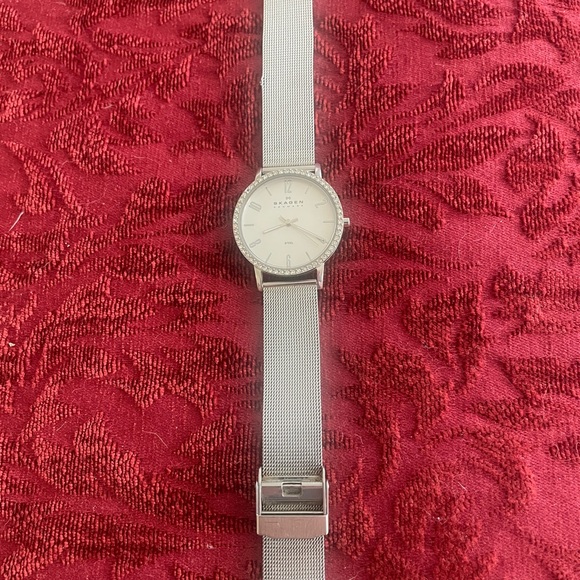 Skagen Silver-Tone Mesh Watch - Picture 3 of 4